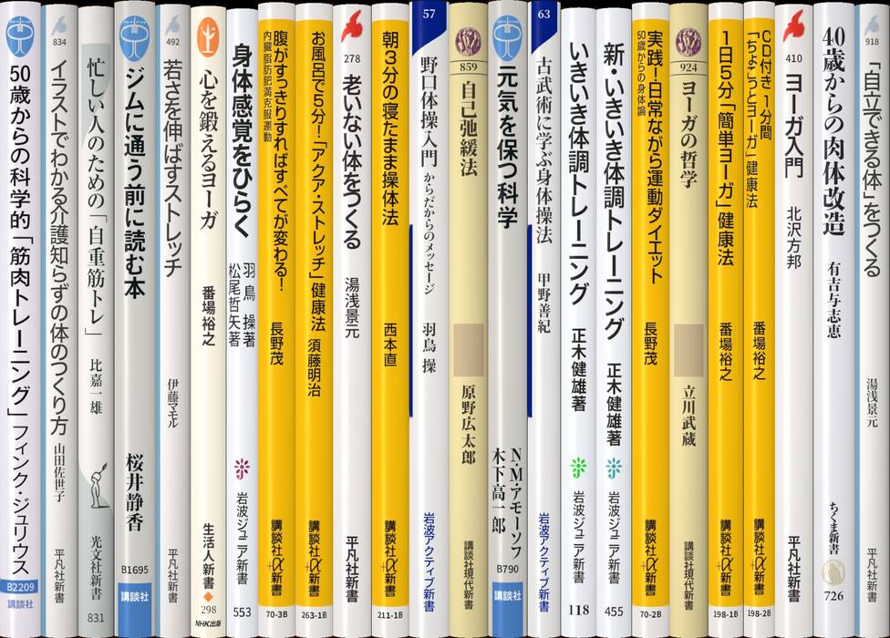 体操、ヨガ | 新書マップ4D