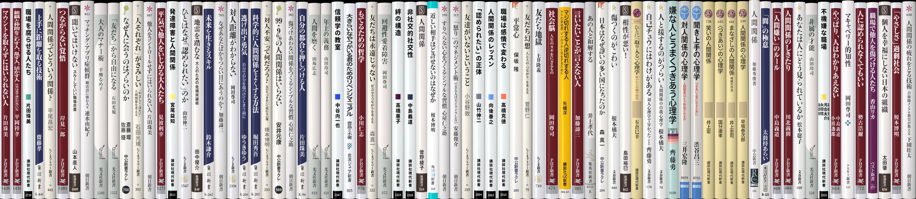 人間関係 | 新書マップ4D