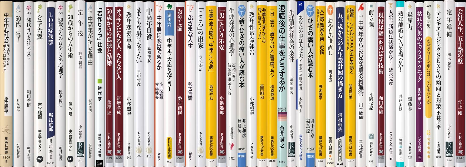 中高年 | 新書マップ4D