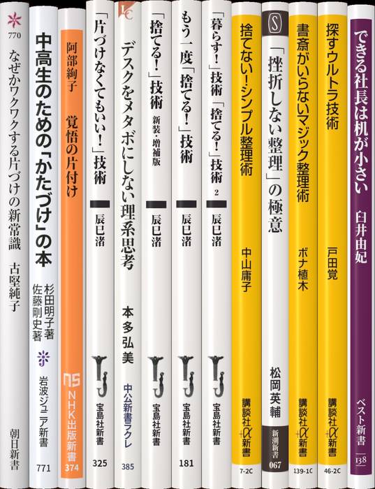 収納法、整理法 | 新書マップ4D