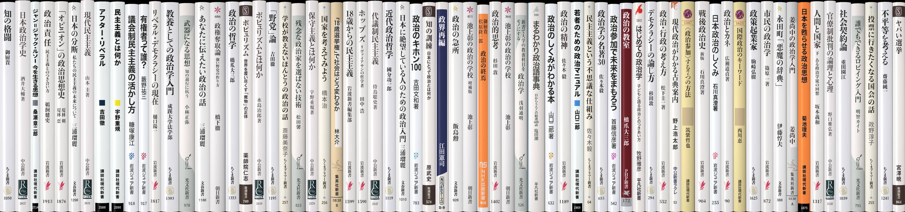 100％本物保証！ 政治とは何か 新書マップ4D | 人文